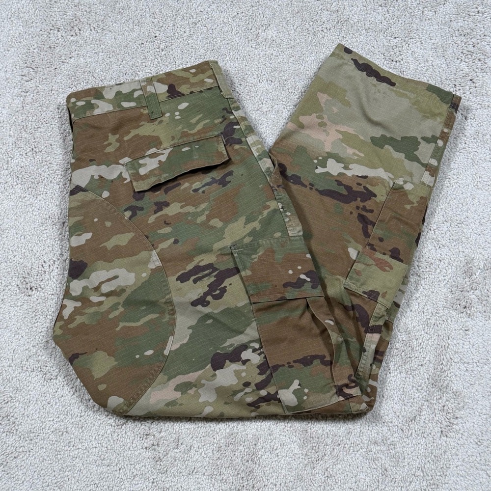 US Army Combat Uniform OCP Multicam Ripstop Cargo Pants Large Short